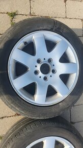 Original BMW disky 16" + letne pneu - 4