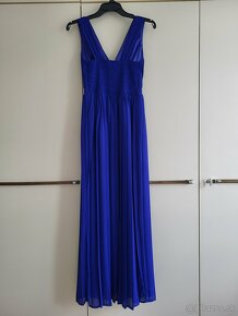Spoločenské šaty královská modrá - 4