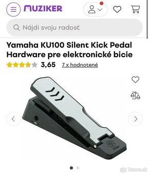 Elektronicka bicia sada + silent Kick pedal - 4