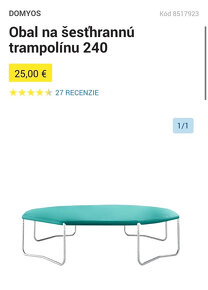 Veľká trampolina 240cm + ochranný kryt - 4