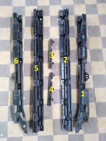 BMW F10 plasty, výstuhy zadného nárazníka a prahov - 4