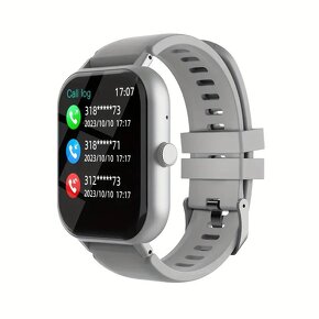 Fitness smart hodinky s možnosťou volania, sivé - 4