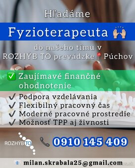 Ponúkame prácu na pozíciu FYZIOTERAPEUTA - 4