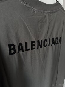 Balenciaga dark grey tričko - 4