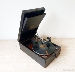 His Master’s Voice - starožitný gramofon na kliku ze 20. let - 4