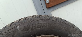 Plechové disky 5x112 s pneu Hankook 205 55 R16 zimné - 4