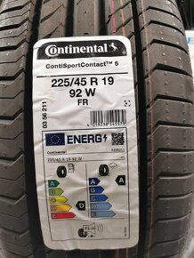 225/45 R19 92W FR letné pneumatiky Continental 2KS - 4