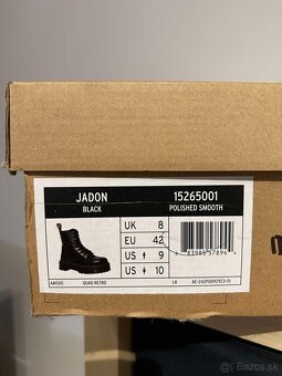 Dr. Martens Jadon (polished smooth black) 42EU - 4