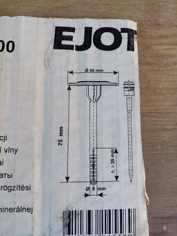 Fasádna kotva na zateplenie dĺžka 75 mm priemer 8mm - 4