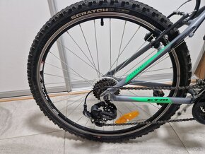 Juniorský bicykel 16" CTM Terrano 1.0 matná šedá/zelená - 4