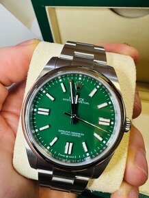 Rolex Oyster Preputal OP41mm Green - 4