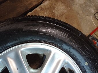 Predám disky a pneumatiky 195/80r15 na land Rover freelander - 4