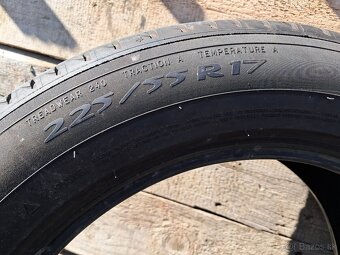 Predám letne pneumatiky 2ks 225/55r17 - 4