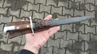 Švýcarský bajonet bodák SCHMIDT RUBIN M 1889 značeny - 4