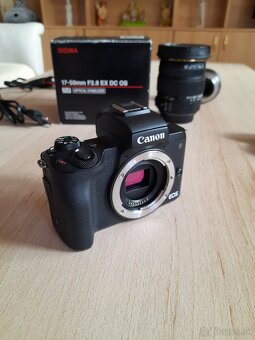 Canon EOS M50 Mark II + sigma 17-50 2.8 - 4