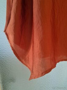Zara bluzka oranzova velkost S - 4