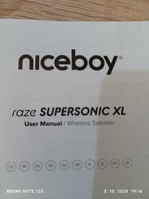 Bluetooth  Reproduktor Niceboy Supersonic XL - 4