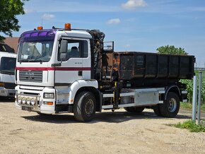 MAN TGA 18.310 4x4 / SKLAPAC / NOSIC KONTAJN / H. RUKA ATLAS - 4