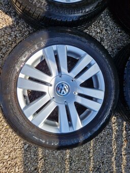 Alu disky s pneu 215/55 R16 vw - 4