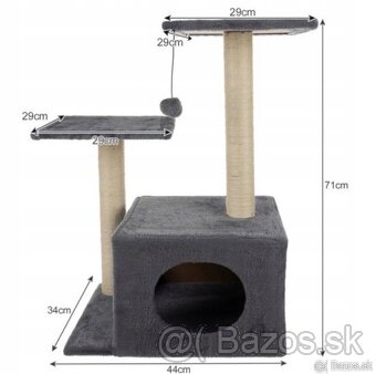 Škrabadlo pre mačky 71cm - 4