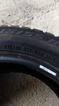 Celoročné pneumatiky 215/55 R17  94H  M+S - 4