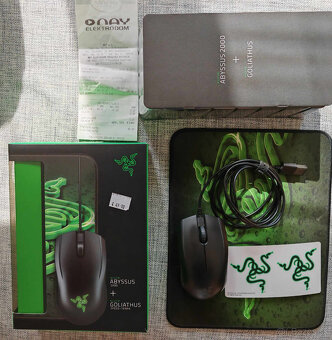 Herná PC myš Razer Abyssus 2000 + podložka Goliathus - 4