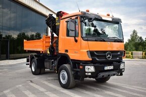 8825 MB Actros 1841- 4x4 – Sklápěč S3 + HR-Palfinger PK 2300 - 4