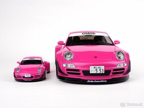 Ružové PORSCHE – 911 997-2 RWB COUPE 2008 1:18 a 1:43 - 4