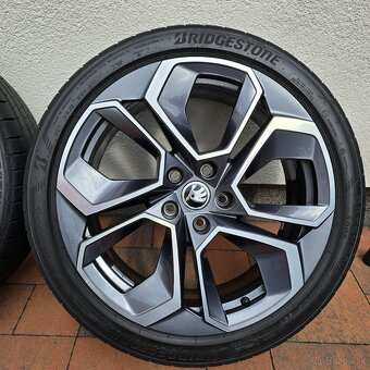 19" ALU Škoda Altair Anthracit + letné pneu 225/45 Bridgest - 4