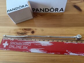 Pandora náramok 18cm + prívesok srdiečko Mom love you always - 4