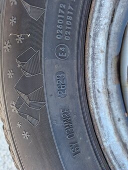 Pneu s plechovými diskami 215/65 R16 - 4