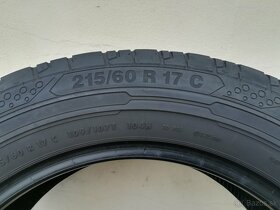 Letné pneumatiky 215/60 R17C Continental, 4ks - 4