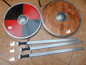 predám meč meče  templárské  vikingské  šabla helmy štíty - 4