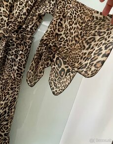 Šaty so vzorom geparda a bodkované šaty - 4