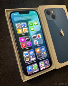 Iphone 13 128GB blue - pekný stav - záruka - 4