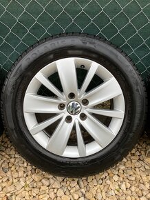 Volkswagen alu disky R16 5x112 s pneumatikami 215/60 - 4