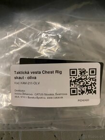 Taktická vesta Chest Rig skaut set - 4