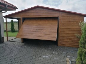 Plechová garáž 6x6m - 4