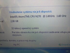 rozpredám na diely notebook HP mini 2140 - 4