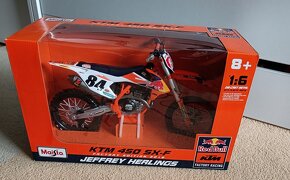 Predám Model KTM 450 SX-F Herlings 1:6 - 4