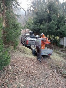 Kosenie, mulčovanie a čistenie pozemkov. Preprava materiálu. - 4