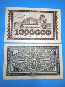 Bankovky NĚMECKO - 50.000 - 500 Millionen Mark 1923 - 4