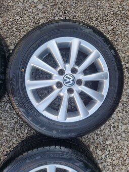 Alu disky s pneu 215/55 R16 vw - 4