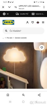 IKEA Mrak biely nástenná lampa - 4