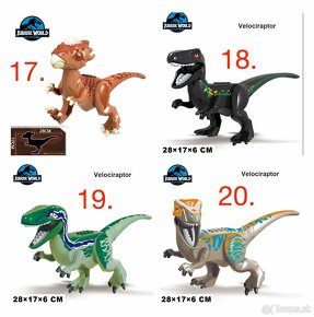 Obrovské dinosaury typ lego - nové, nehrané - 4