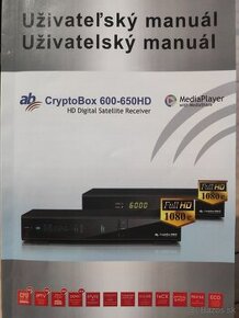 Predám satelitný prijímač CryptoBox 600-650HD - 4