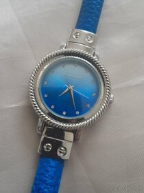 Nádherné dámske hodinky Excellanc modrá ombre - 4