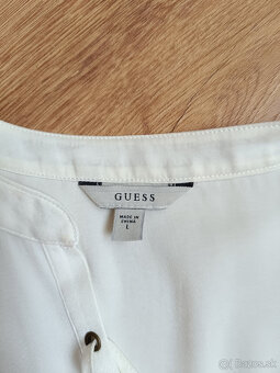 Biela bluzka Guess L - 4