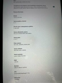 Tablet Lenovo tb x104l 2gb ram - 4