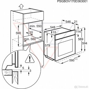 predám novú čiernu AEG rúru BPE742320B - 4